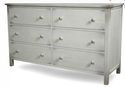 B90036-D   Geneva Dresser with Distressed White Finish