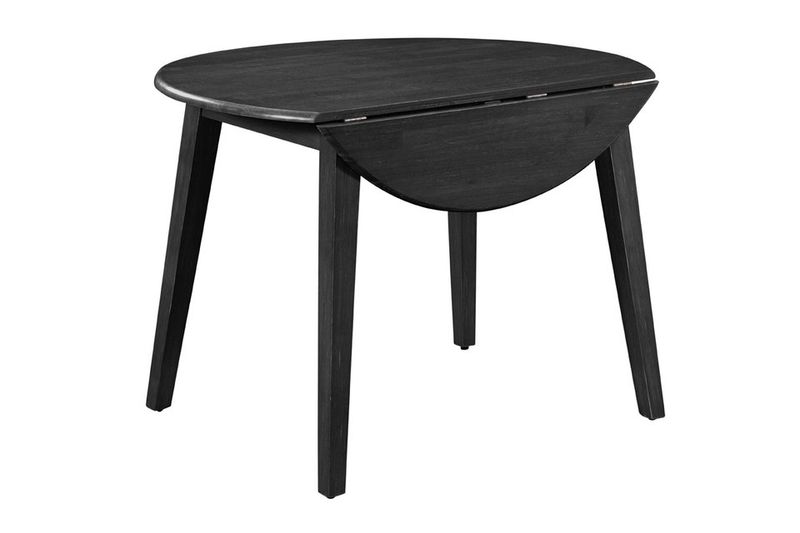 T46-42DL  Century Drop Leaf Dining Table in Black