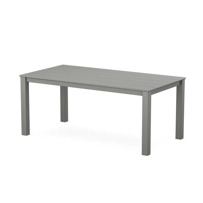 DT3872-T15GY Parsons 38&quot; X 72&quot; Dining Table in Slate Grey