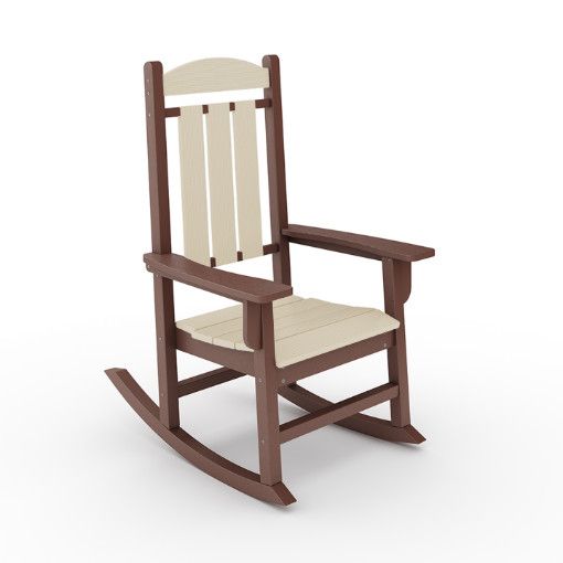 CALPR1 Callaway Porch Rocker in Pecan/Tybee