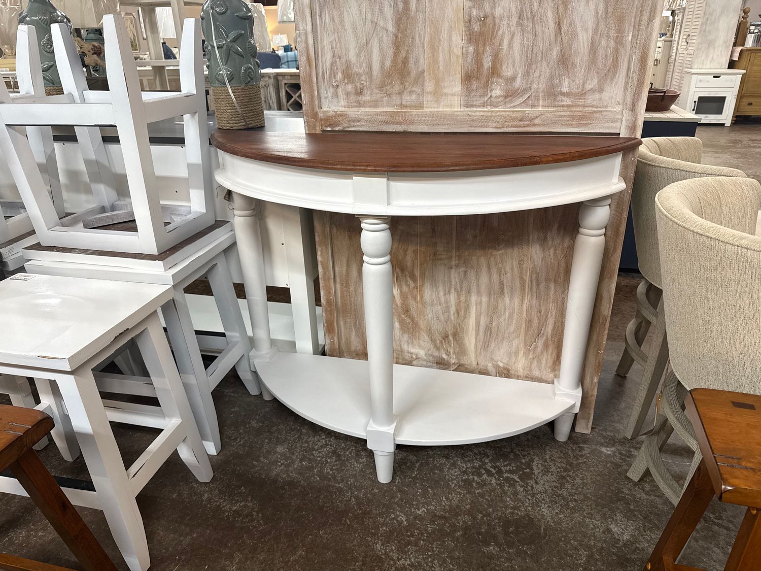 MDA-CO23-15W Half Moon Entry Table