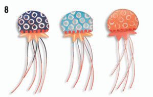 C485 Jellyfish  Set of 3