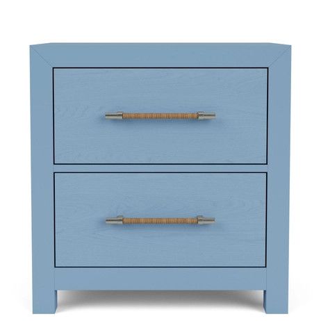 30738  Rosalie 2 Draw Nightstand Cabana Blue