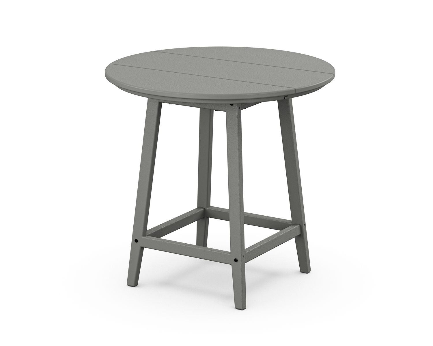 RT30GY Studio 30&quot; Round Bistro Table Slate Grey