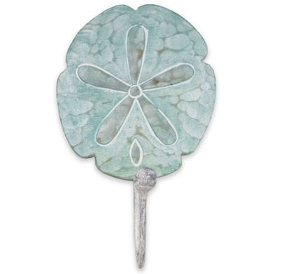 C114 Sand  Dollar Hook  Seafoam