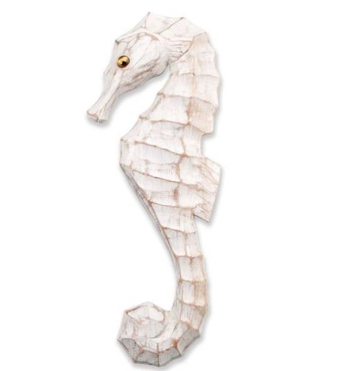 CW113 Carved Seahorse Left