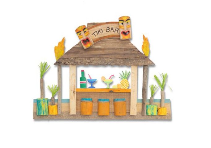 C763 Tiki Bar 20 x 15 x 2.5
