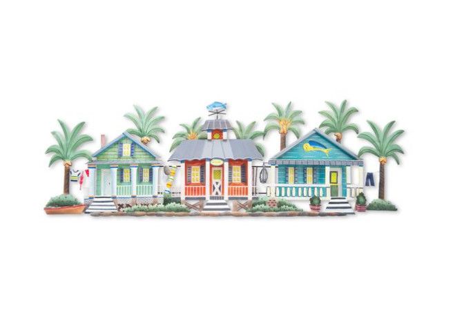 OS417 Caribbean Village New 54 x 20 x 3.5”