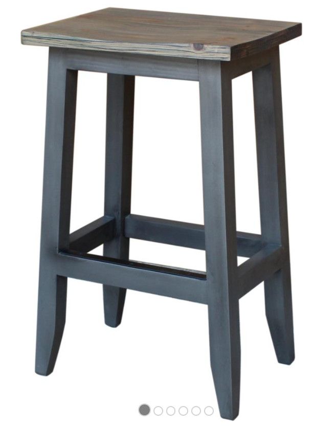 G172-1357   30" Saddle Stool grey/tigerclaw