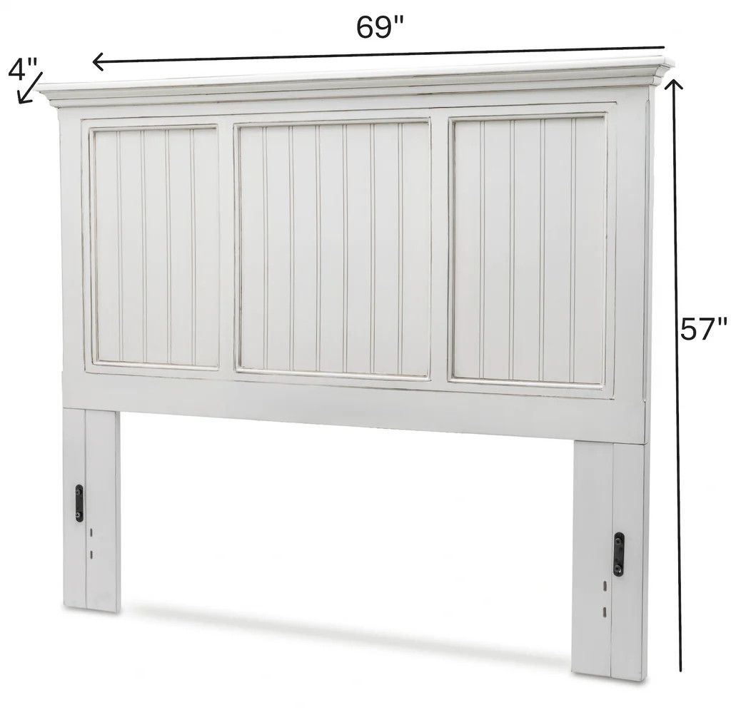B81840 Monaco Queen Headboard Blanc