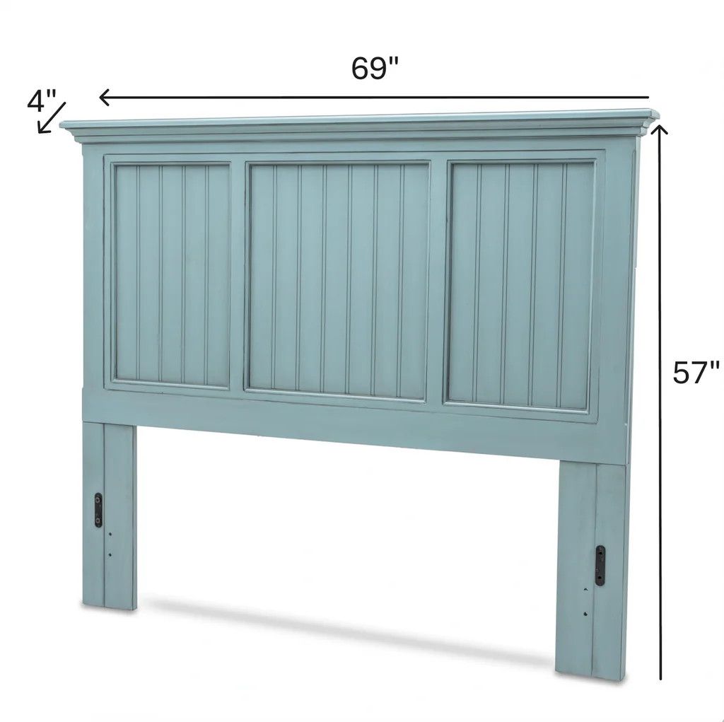 B81840 Monaco Queen Headboard Bleu
