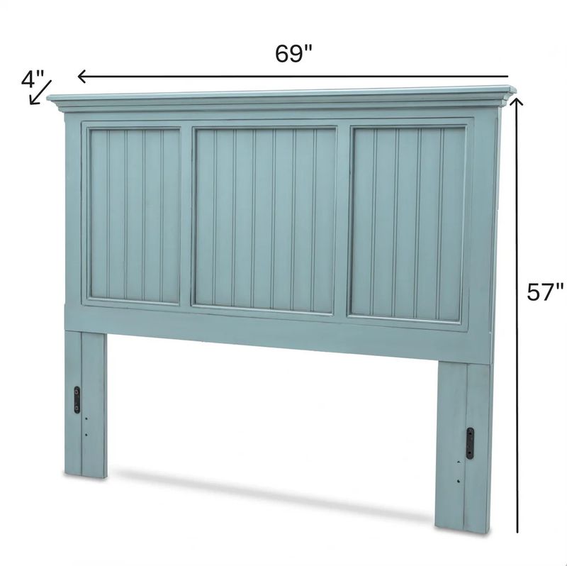 B81840 Monaco Queen Headboard Bleu