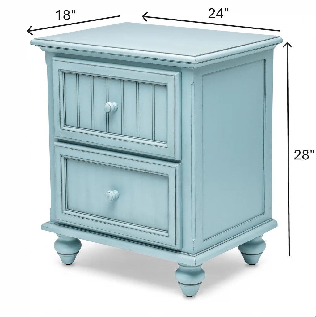 B81832 Monaco Nightstand Bleu