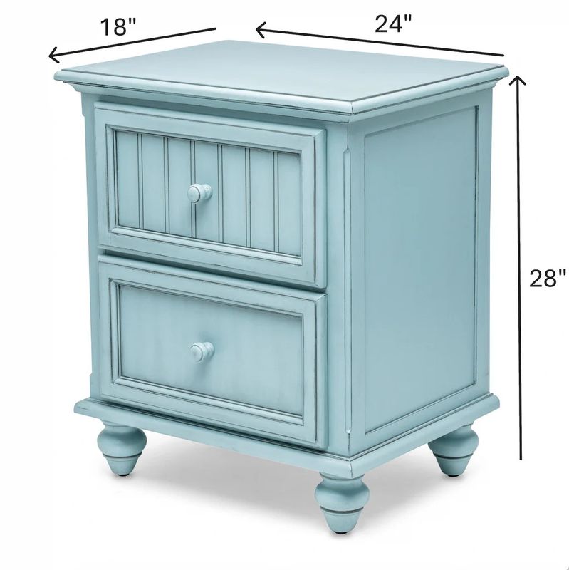 B81832 Monaco Nightstand Bleu