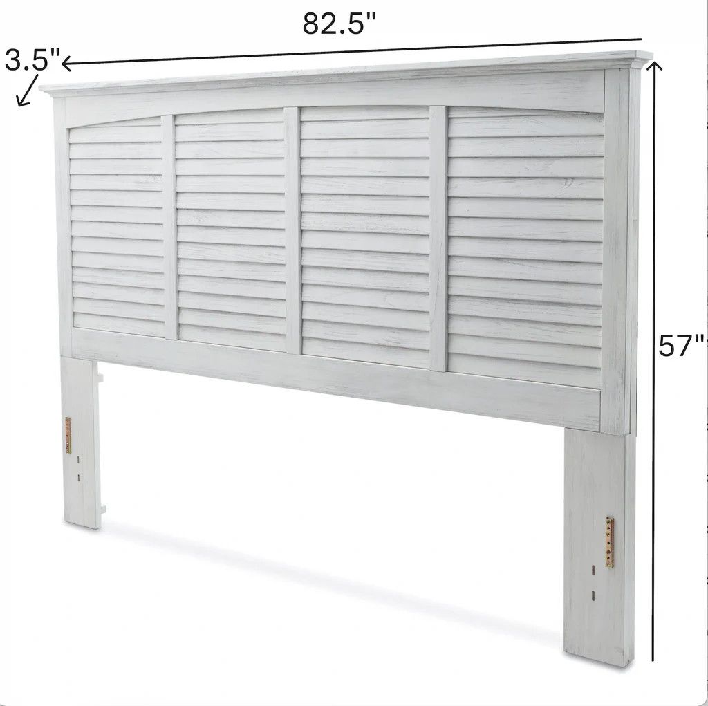 B27741-WW   Surfside King Headboard - White Finish
