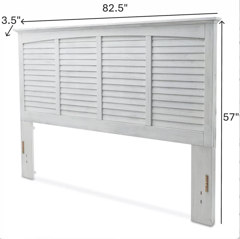 B27741-WW   Surfside King Headboard - White Finish