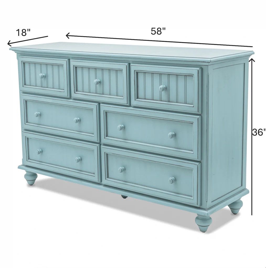B81837 Monaco Dresser Bleu