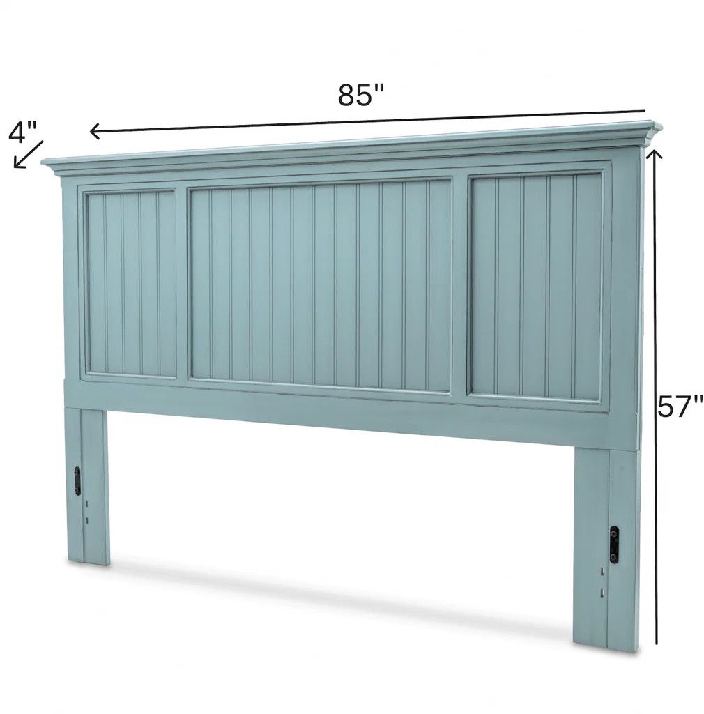 B81841 Monaco King Headboard Bleu