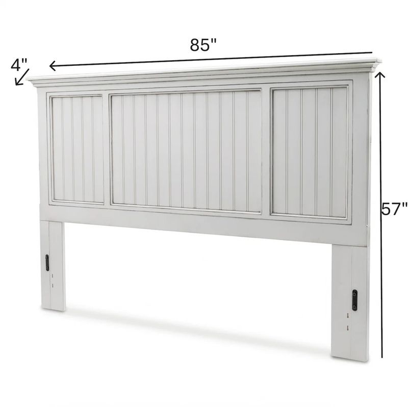 B81841 Monaco King Headboard Blanc