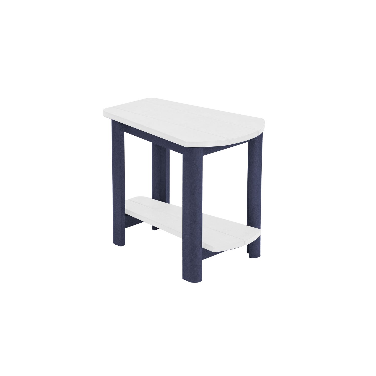 T04-20-02 Addy Side Table Navy/White