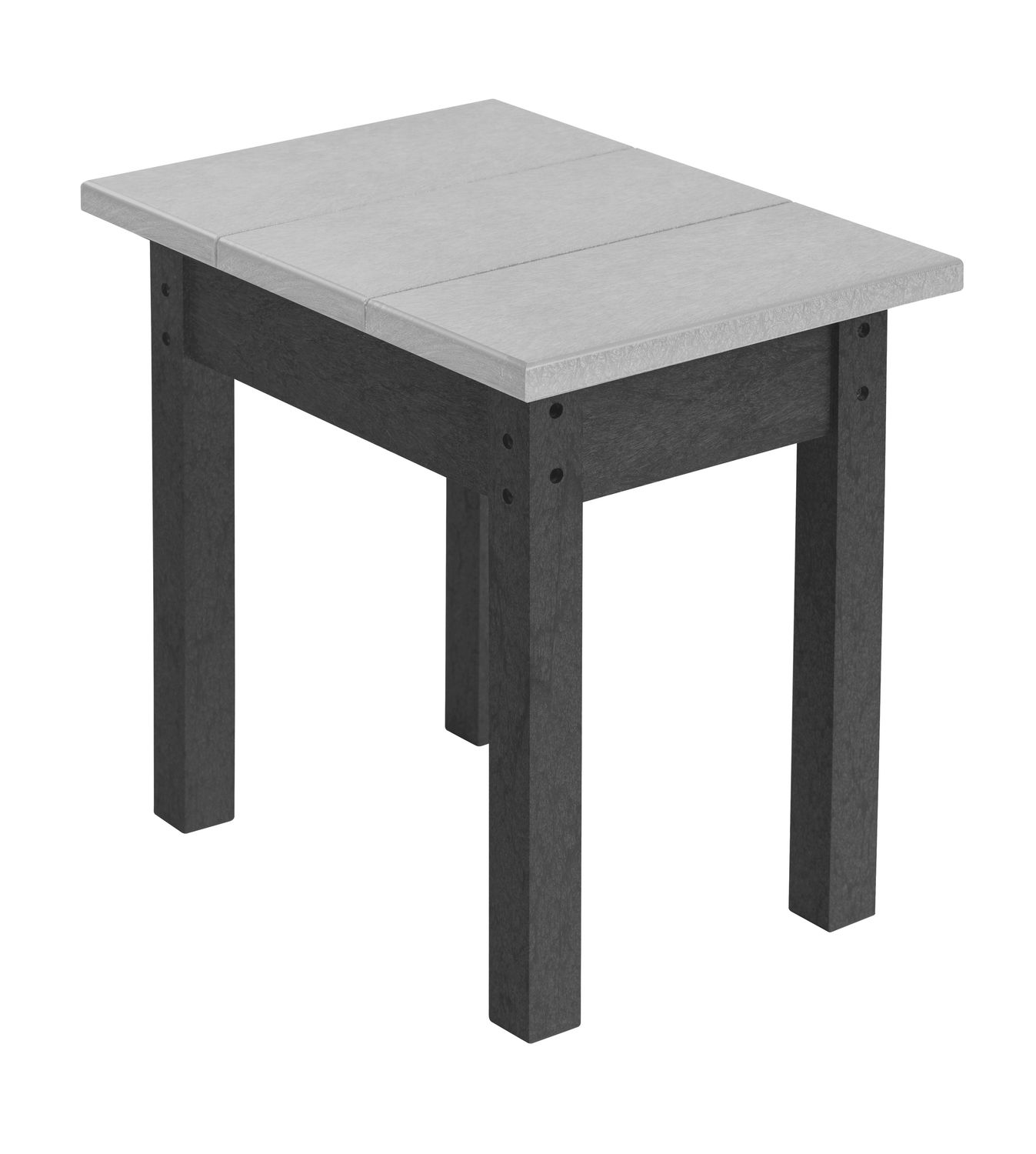 T01-18-19 Small Rectangular Table Slate Grey/Light Grey