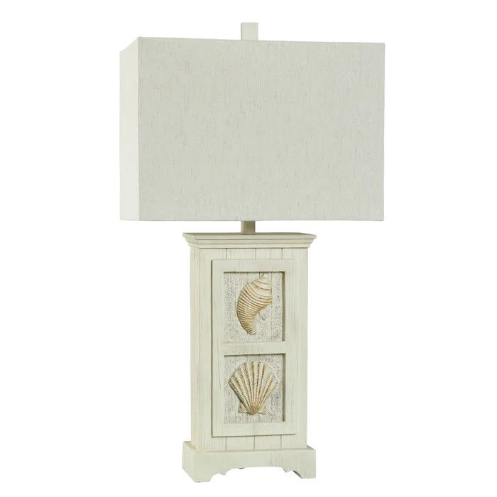 L333951 PLANK CREAM | Poly Table Lamp