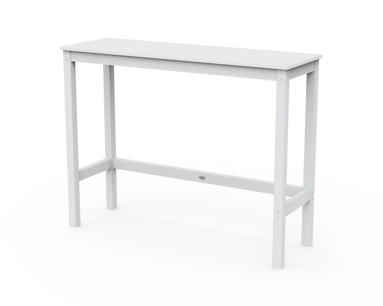 BBT1855WH Studio Balcony Bar Table White