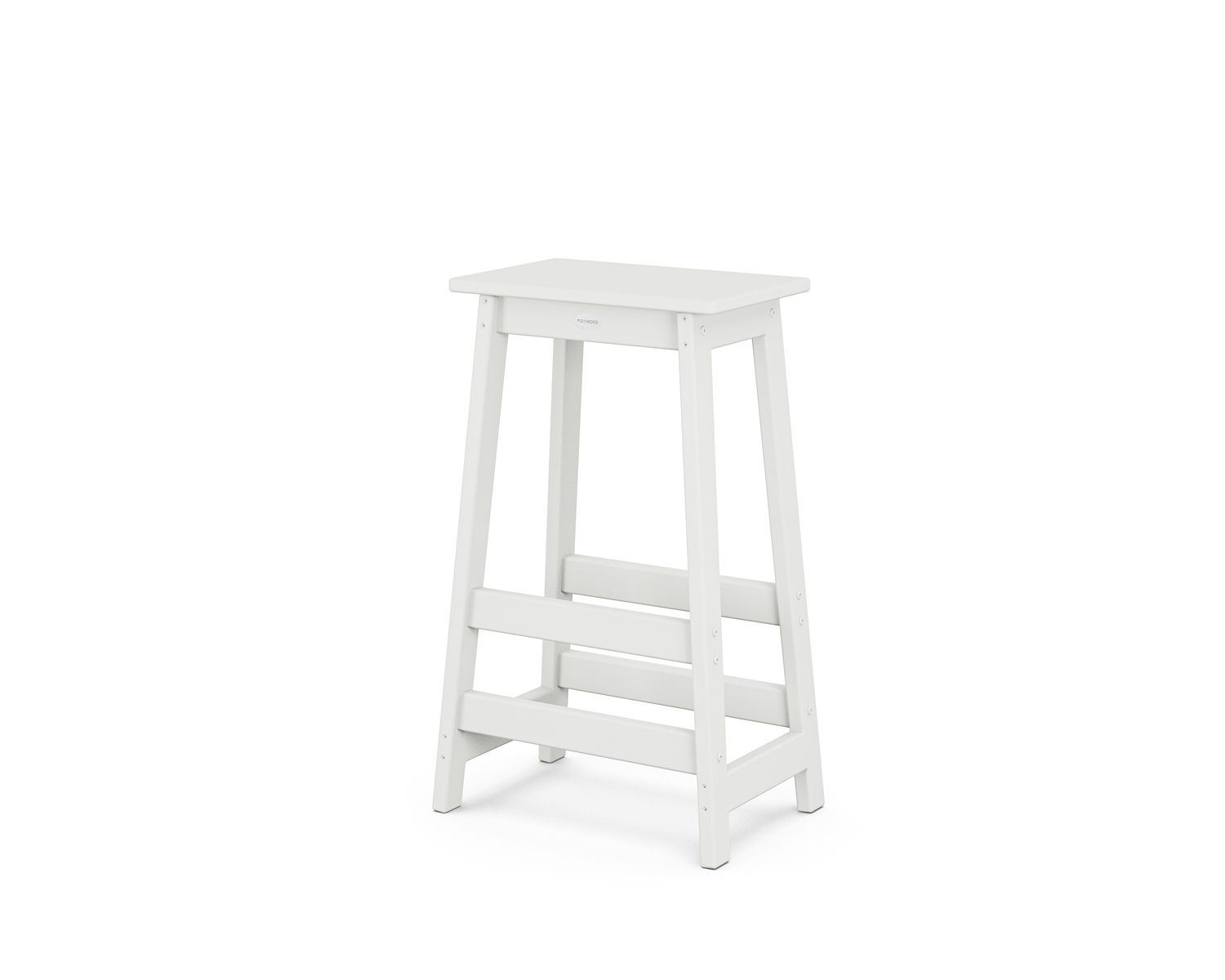 2302WH Modern Studio Bar Stool in White