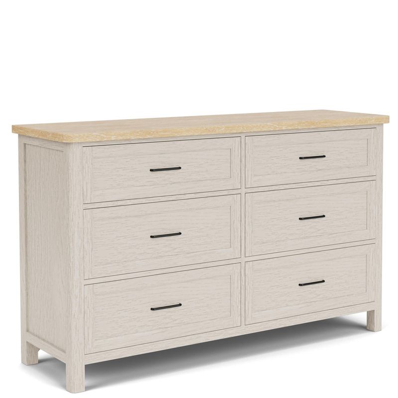 79460   Glenndale 6 Draw Dresser - 2 Tone