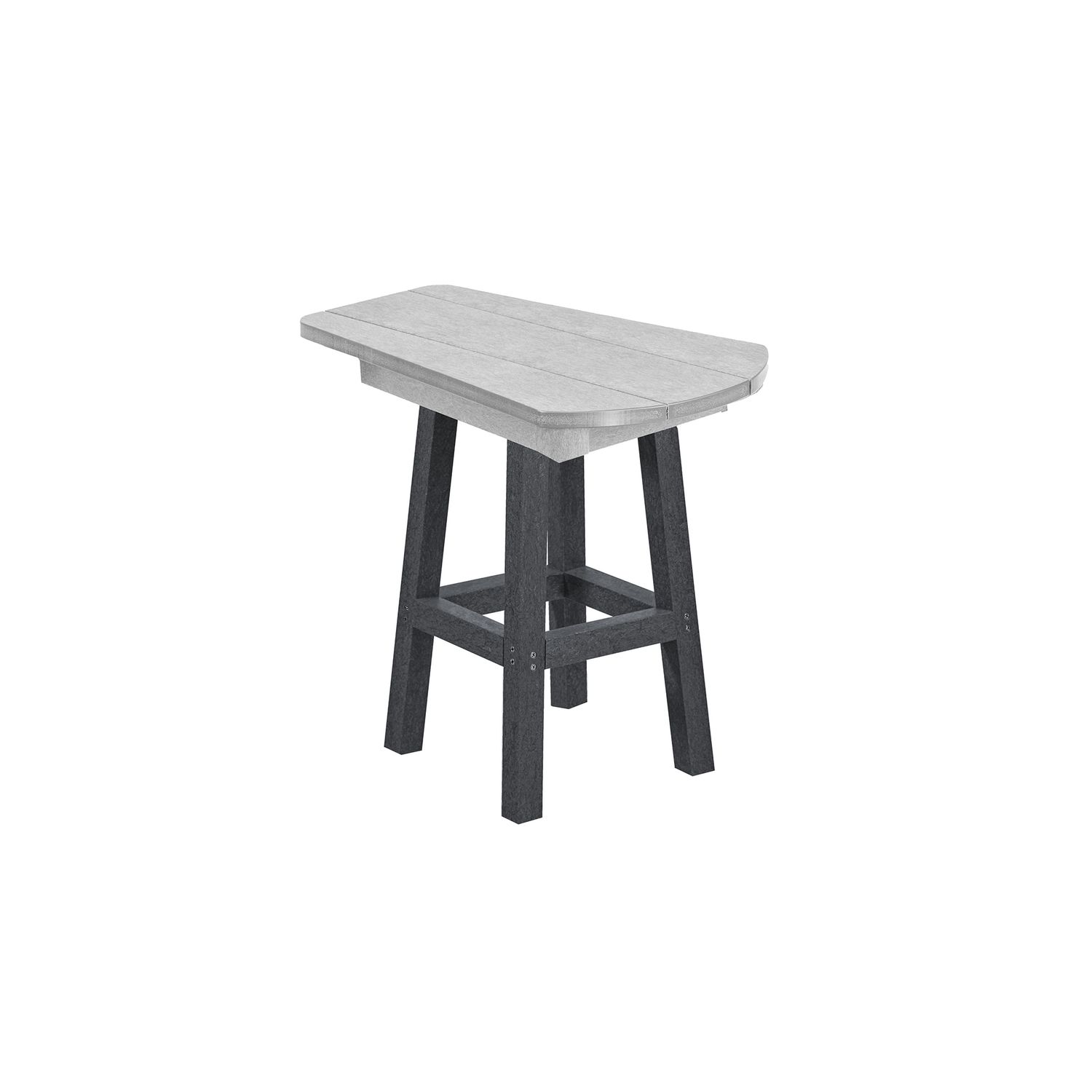T07C-18-19 Counter Side Table Slate Grey/Light Grey