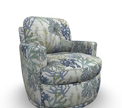 2978R Swivel Barrel Chair Oceanside 31092 Grade D