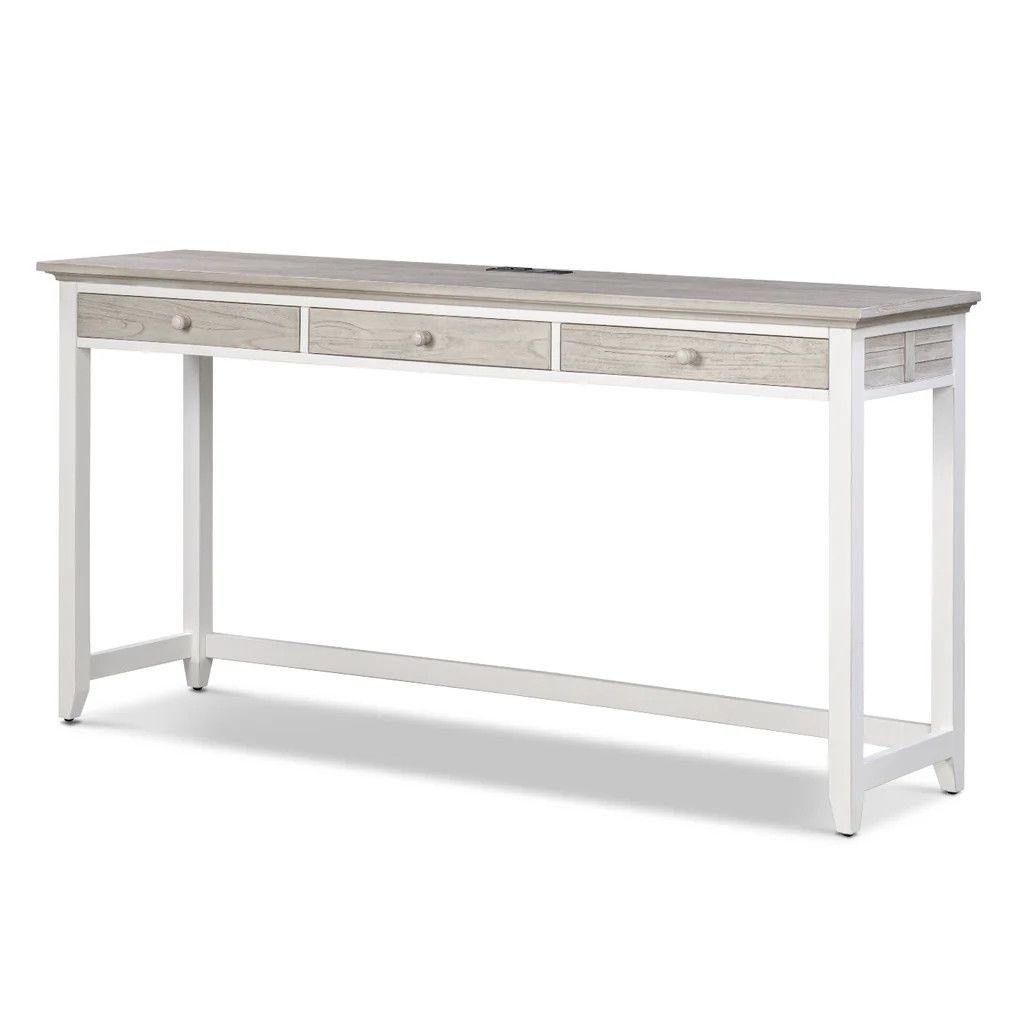 B23304 Islamorada 3-Drawer Console w/ Power and USB