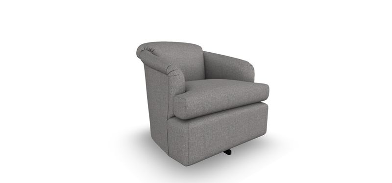 2568-1 Swivel Chair Charcoal 21553C