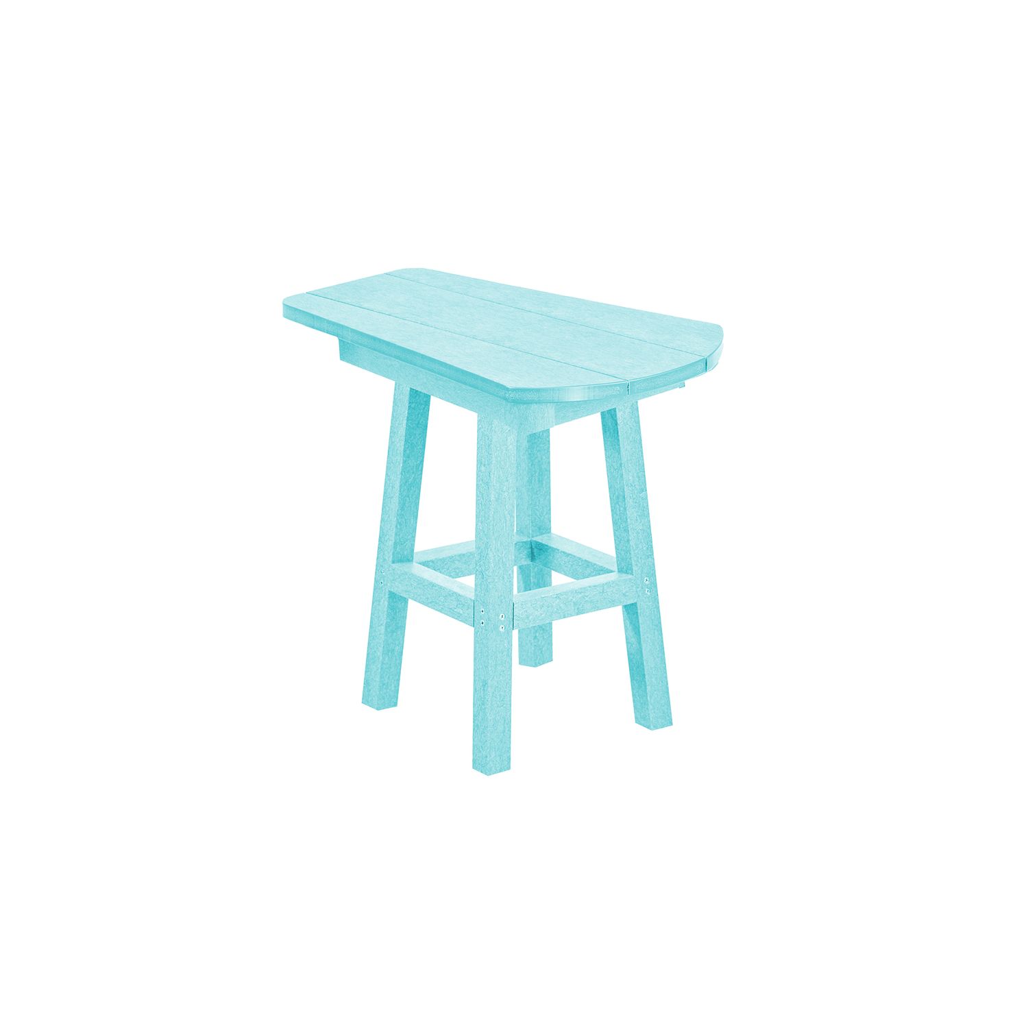 T07C-11 Counter Side Table in Aqua