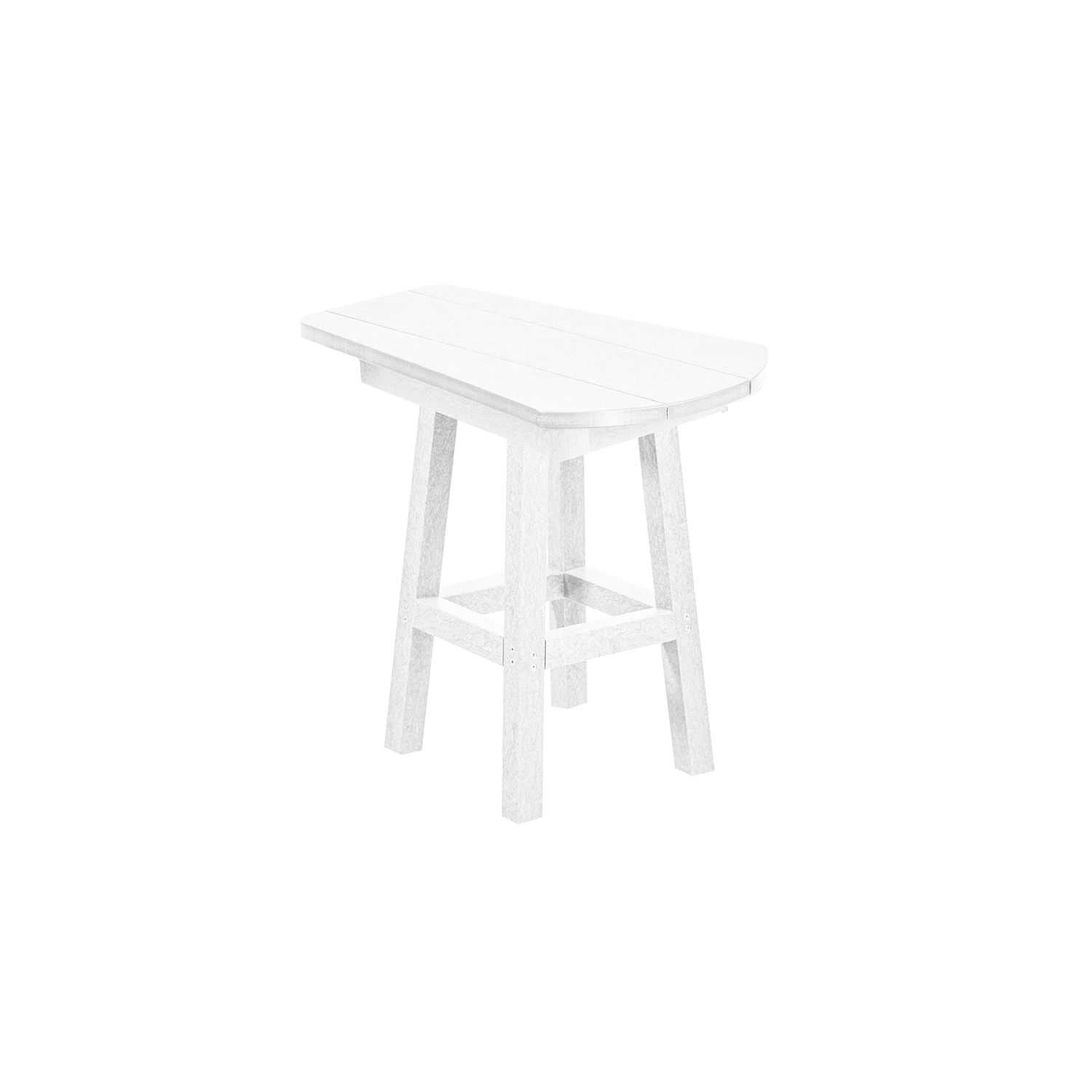 T07C-02 Counter Side Table White