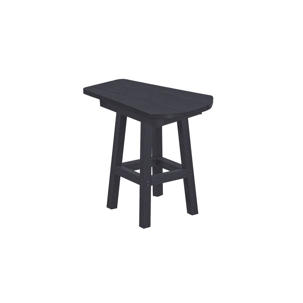 T07C-18 Counter Side Table in Slate Grey