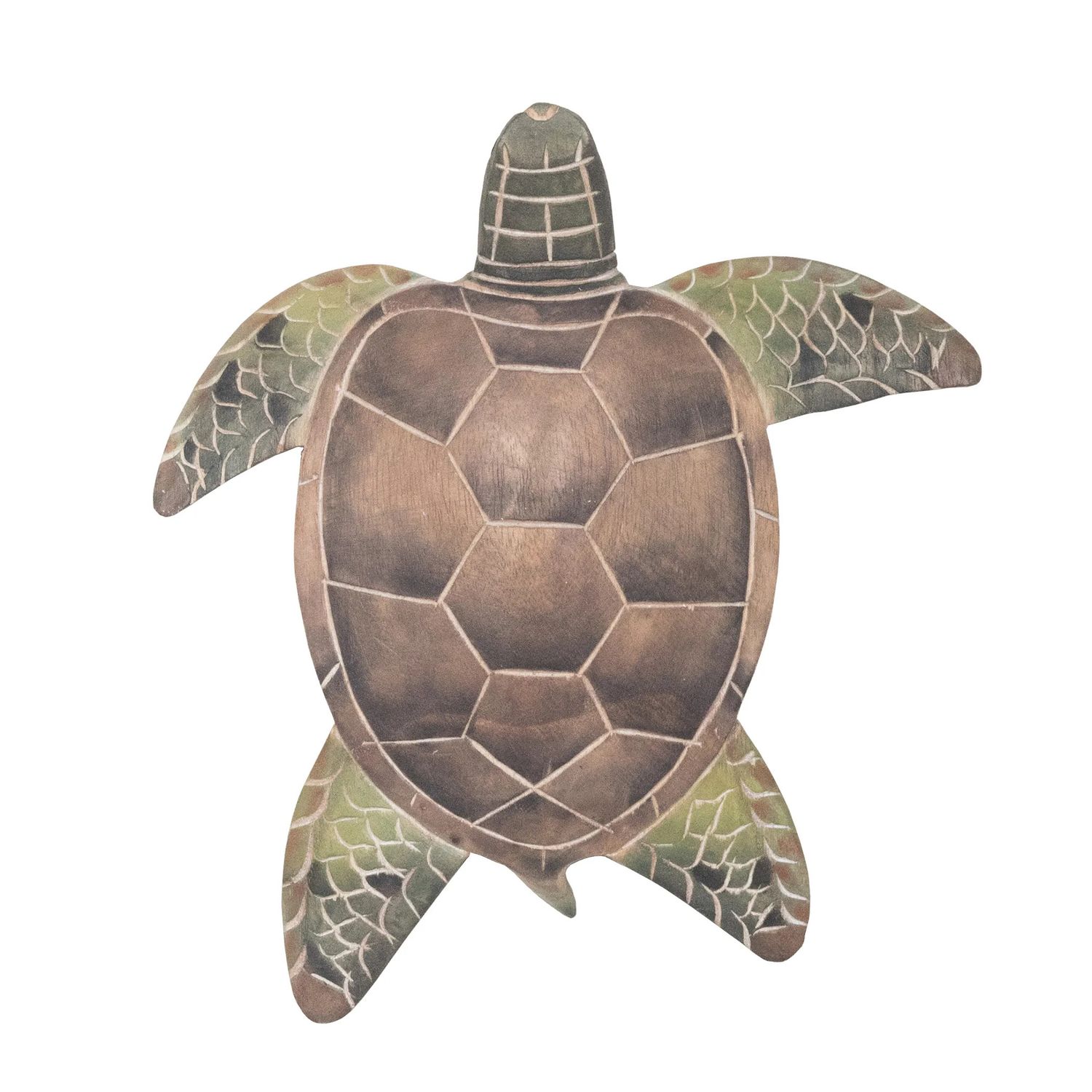 C198B Large Green Sea Turtle Wall Art