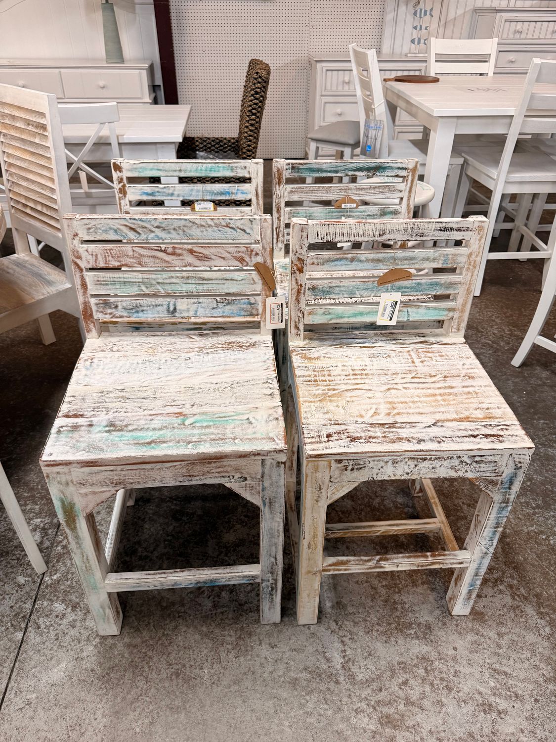 MDA-781C Chalk Finish Counter Stool