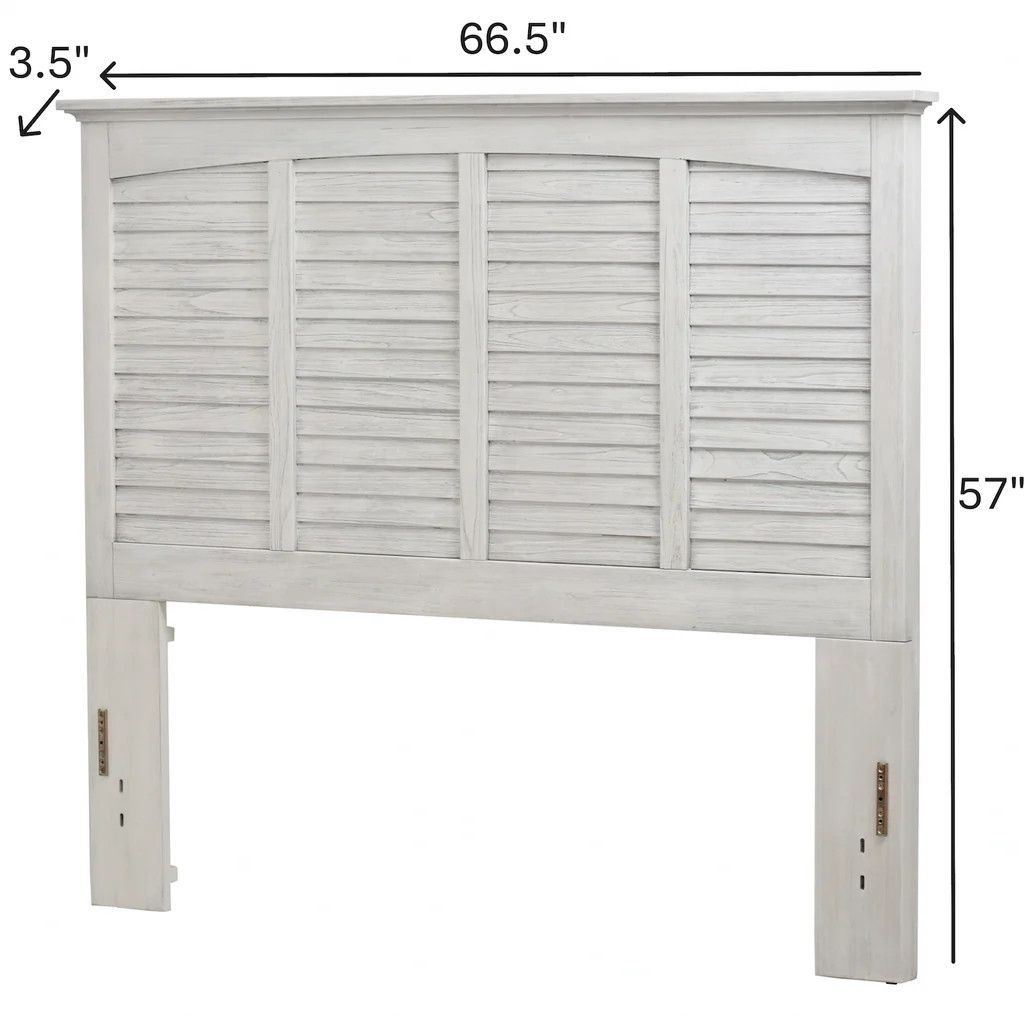 B27740-WW Surfside Queen Headboard - White Finish