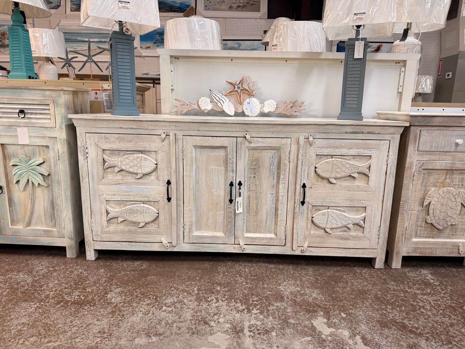 CHJI-013 Four Door Fish Sideboard