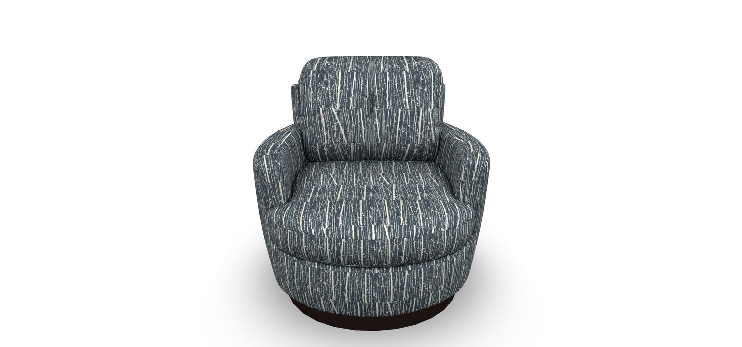 2978E Skipper Swivel Barrel Chair Baltic 25712D