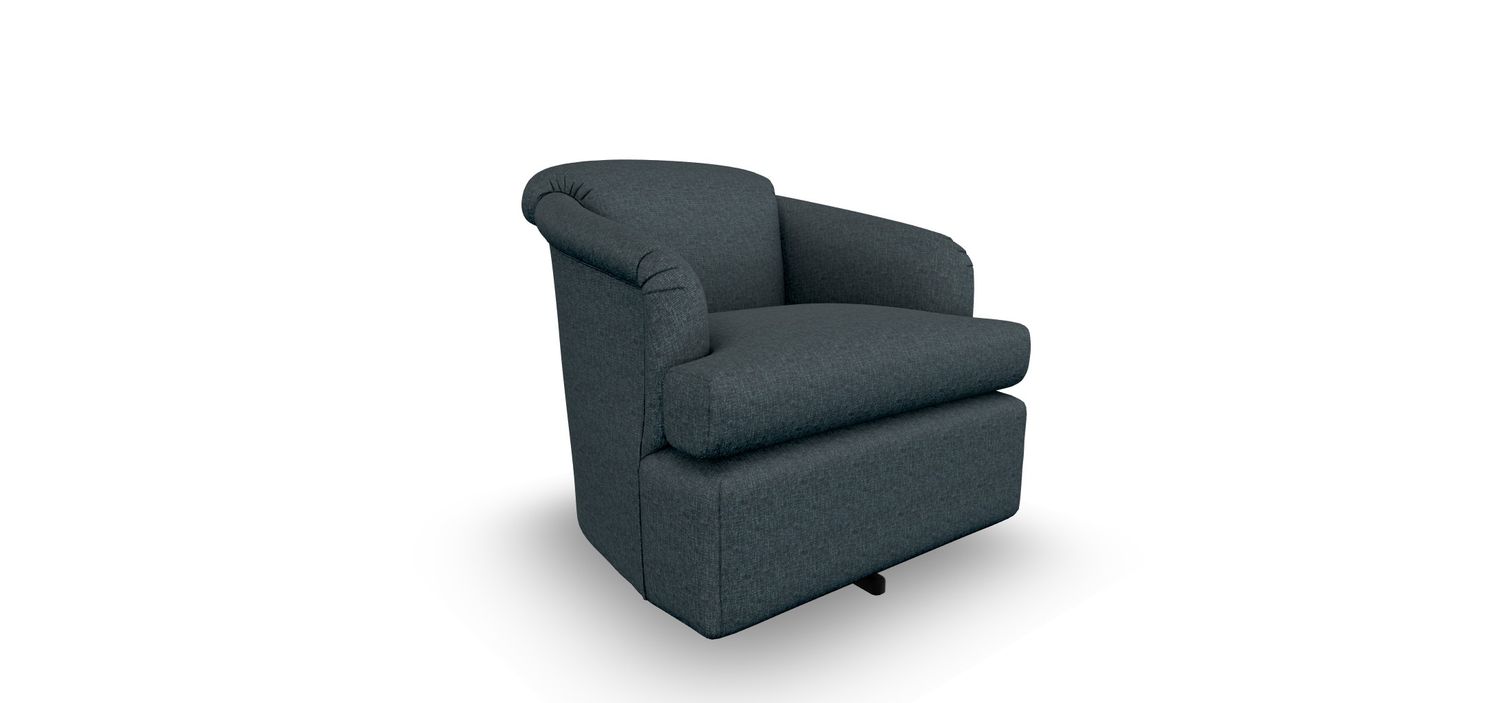 2568-1 Swivel Chair Denim - 20672C