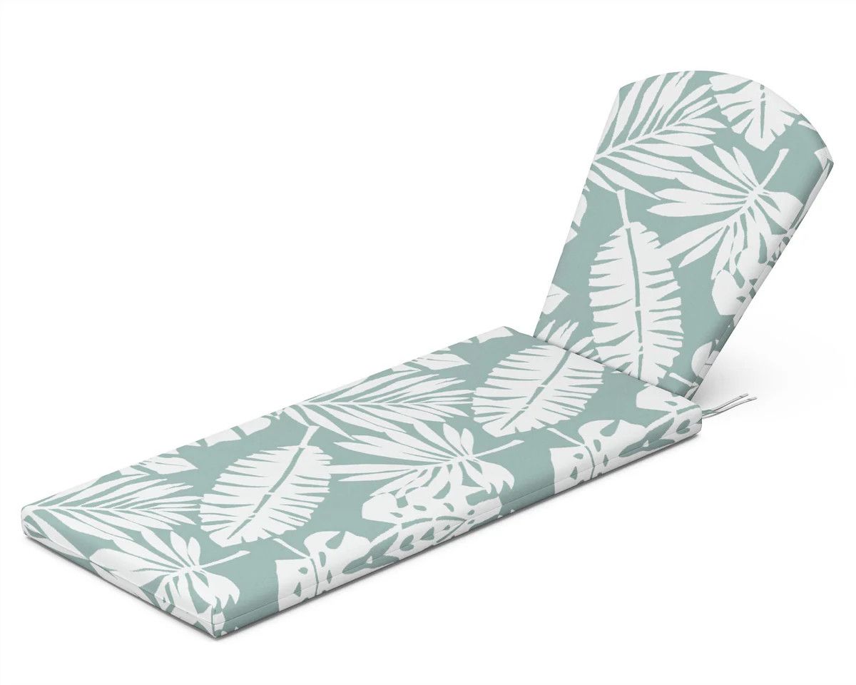 XPWF0051 Chaise Cushion Leaf Glacier Spa 122
