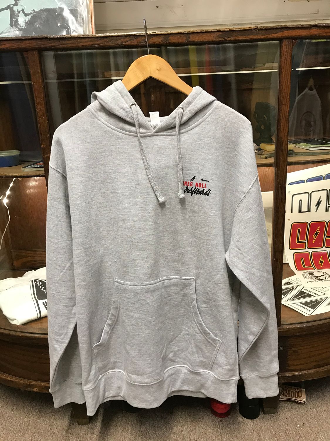 CLASSIC HOOD -GREG NOLL, Color: GRAY, Size: Medium