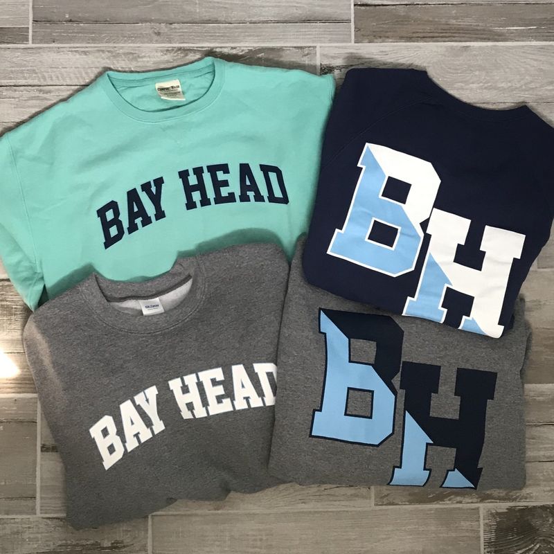 Bay Head Nautical - Adult Crew Sweatshirt