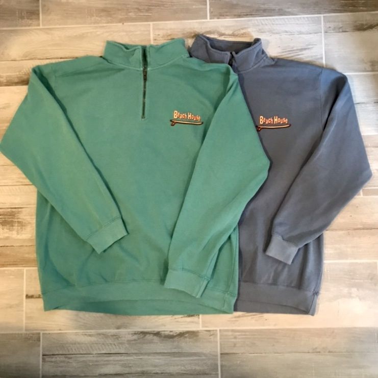 Beach House Garment Dyed Quarter Zip