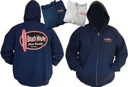 Beach House Adult Zip Up Hoody