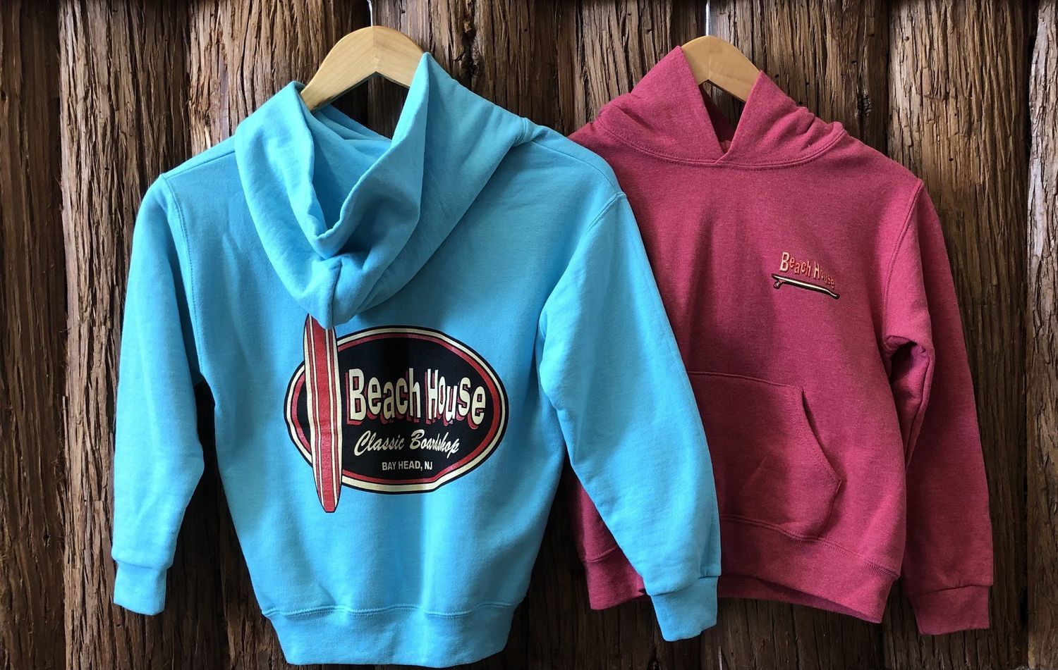 Beach House Kids Hoody, Color: Nautical Red, Size: X-Small