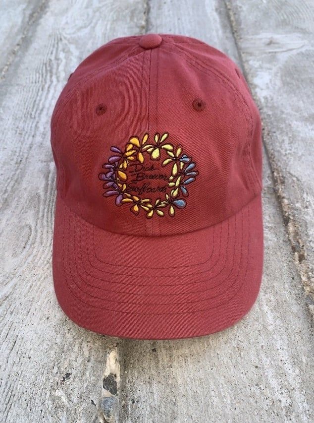 Classic HATS- Dick Brewer Dad Hats, Color: Faded Red