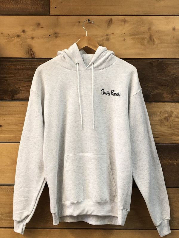 CLASSIC DUSTY RHODES HOODY, Color: ASH GRAY, Size: Medium